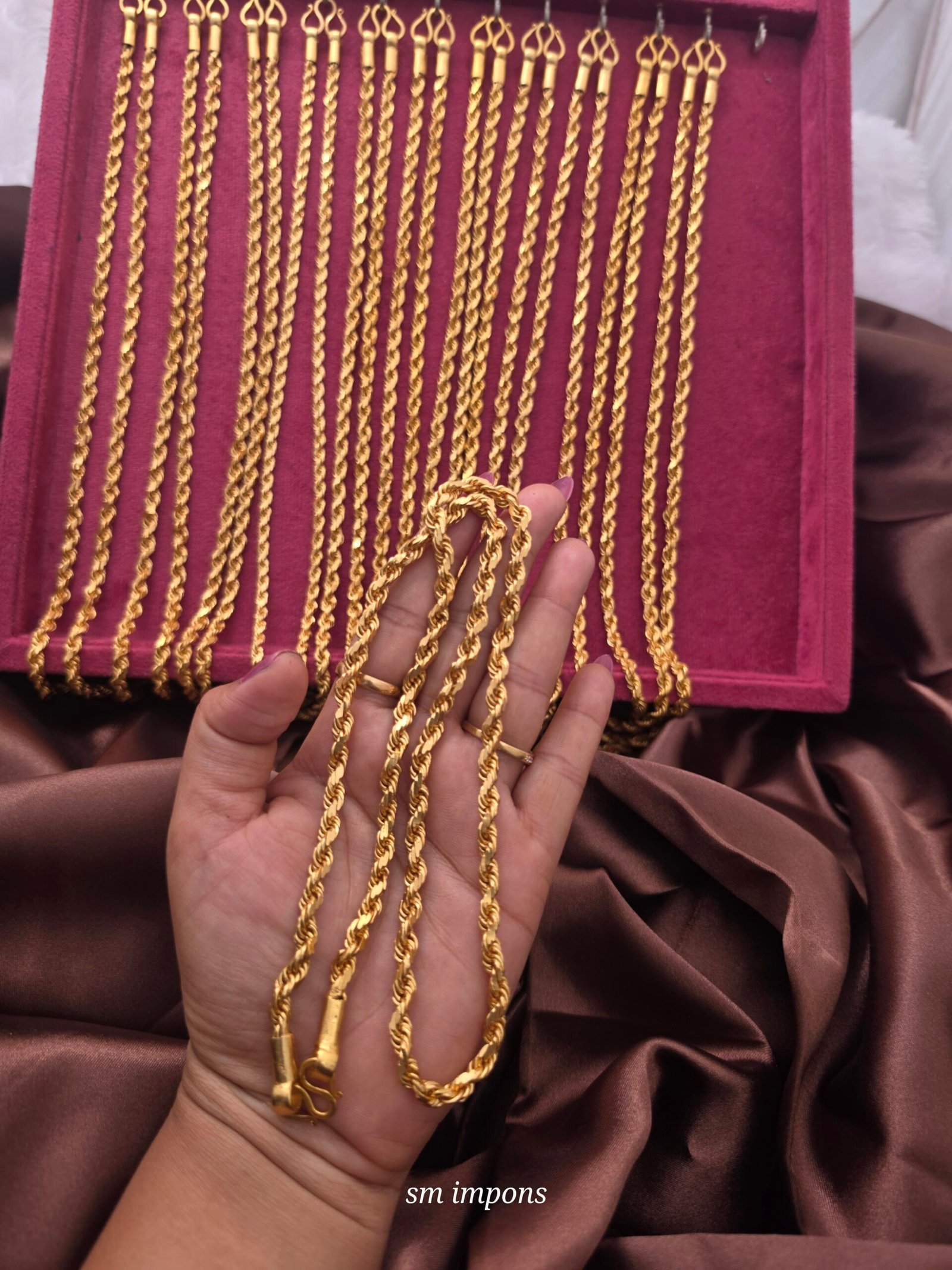 Thalichains-only-scaled-1.jpg loose pinnal murukkal chain with cutting sm26 - Image 1